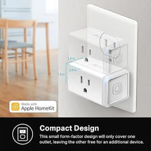 Load image into Gallery viewer, Kasa Smart Plug Mini 15A Apple HomeKit Supported Smart Outlet