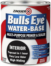 Load image into Gallery viewer, Zinsser 2244 Bulls Eye WB Primer Sealer, Quart, White, 32 Fl Oz