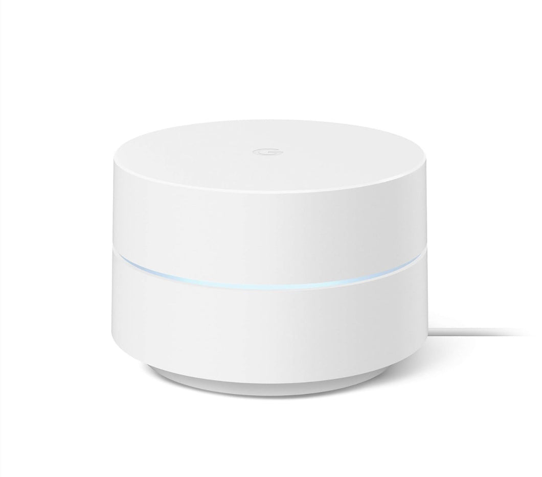 Google Wifi - AC1200 - Mesh WiFi System - Wifi Router - 1500 Sq Ft Coverage - 1 pack