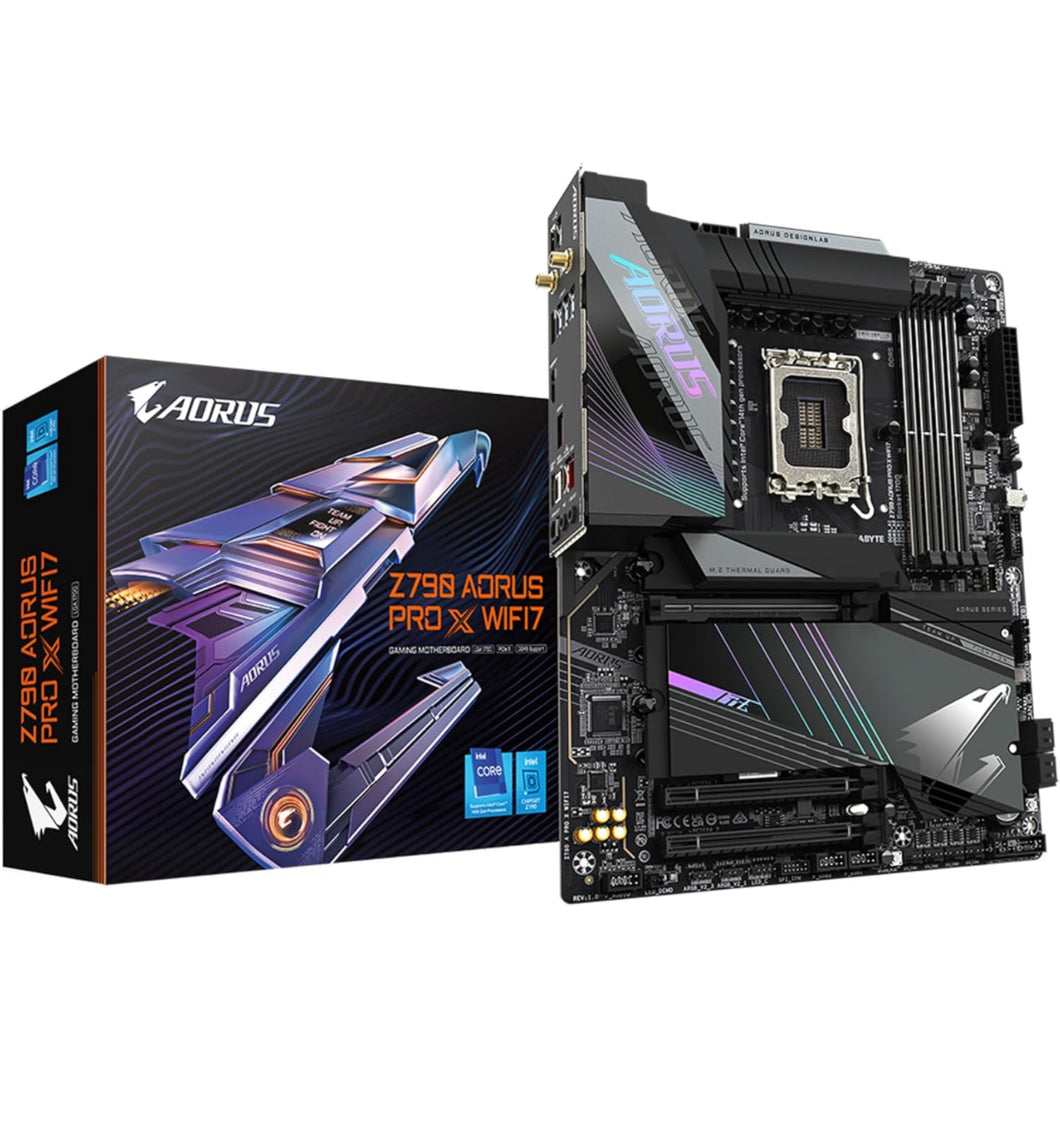 GIGABYTE Z790 AORUS Elite AX DDR4 ATX Motherboard with Intel Z790, Quad M.2, PCIe 5.0, Wi-Fi 6E, 2.5GbE LAN
