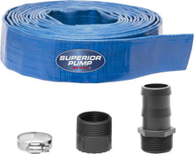 Load image into Gallery viewer, Superior Pump 99621 Lay-Flat Discharge Hose Kit, 1-1/2-Inch by 25-foot
