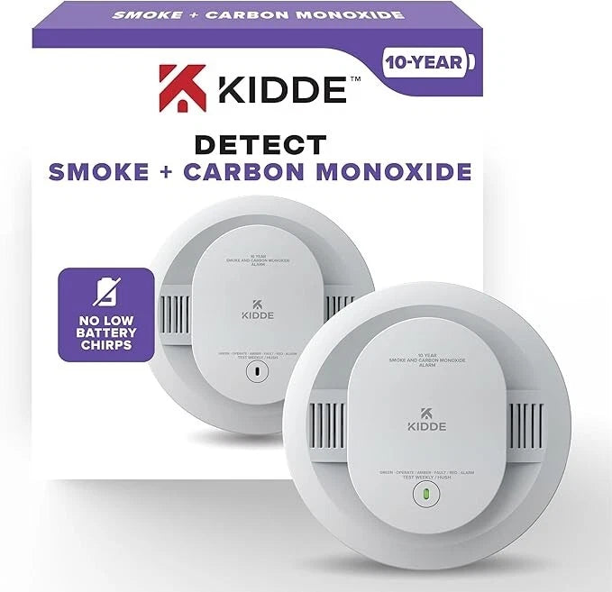 Kidde Smoke & Carbon Monoxide Detector, LED Warning Indicators