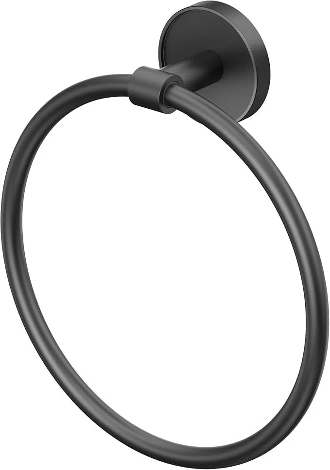 Gatco 5552MX Sky Towel Ring, Matte Black