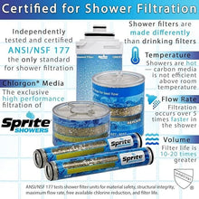 Load image into Gallery viewer, Sprite HHC-2 Hand Held Replacement Shower Filter Cartridge, 2-Pack, Blue
