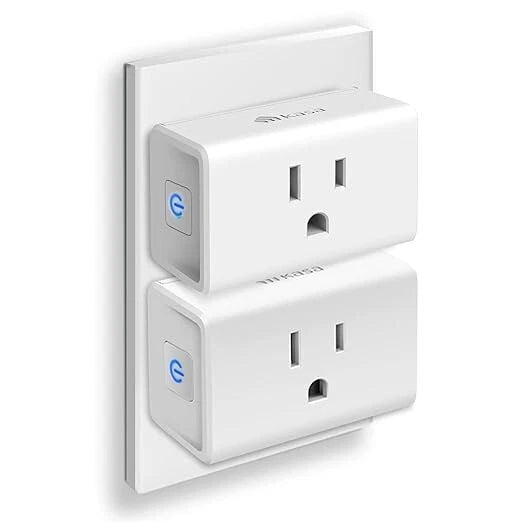 Kasa Smart Plug Mini 15A Smart Home Wi-Fi Outlet Count of 2 in One Pack