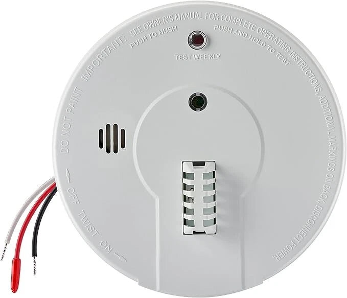 Kidde Heat Detector, Hardwired with Battery Backup & 2 LEDs