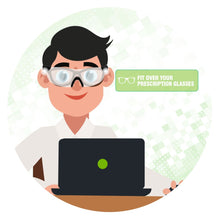 Load image into Gallery viewer, NEW Geek-Vision Led Magnifying Eyewear Glasses w/ batteries
