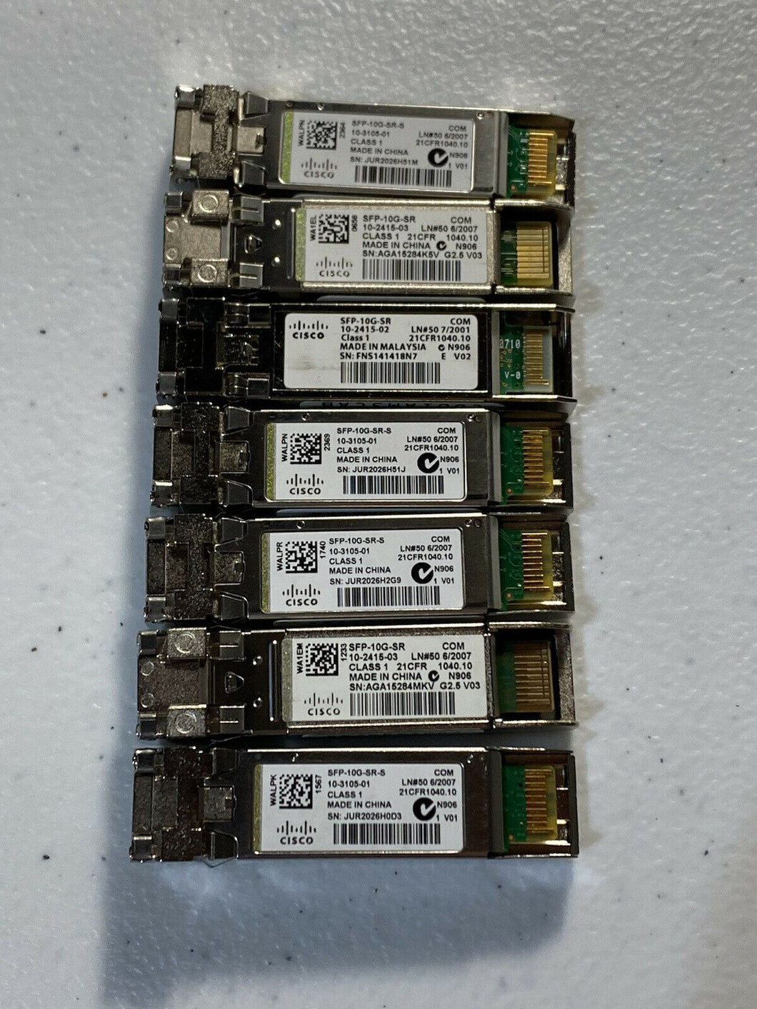 Cisco SFP-10G-SR-S  10-3105-01 10GB SFP+ Module