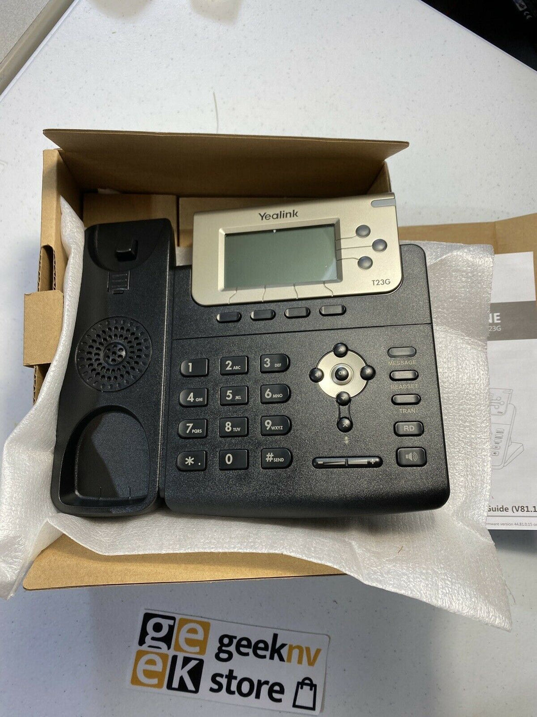 Yealink SIP-T23G Professional Gigabit IP Phone PoE 3 Line