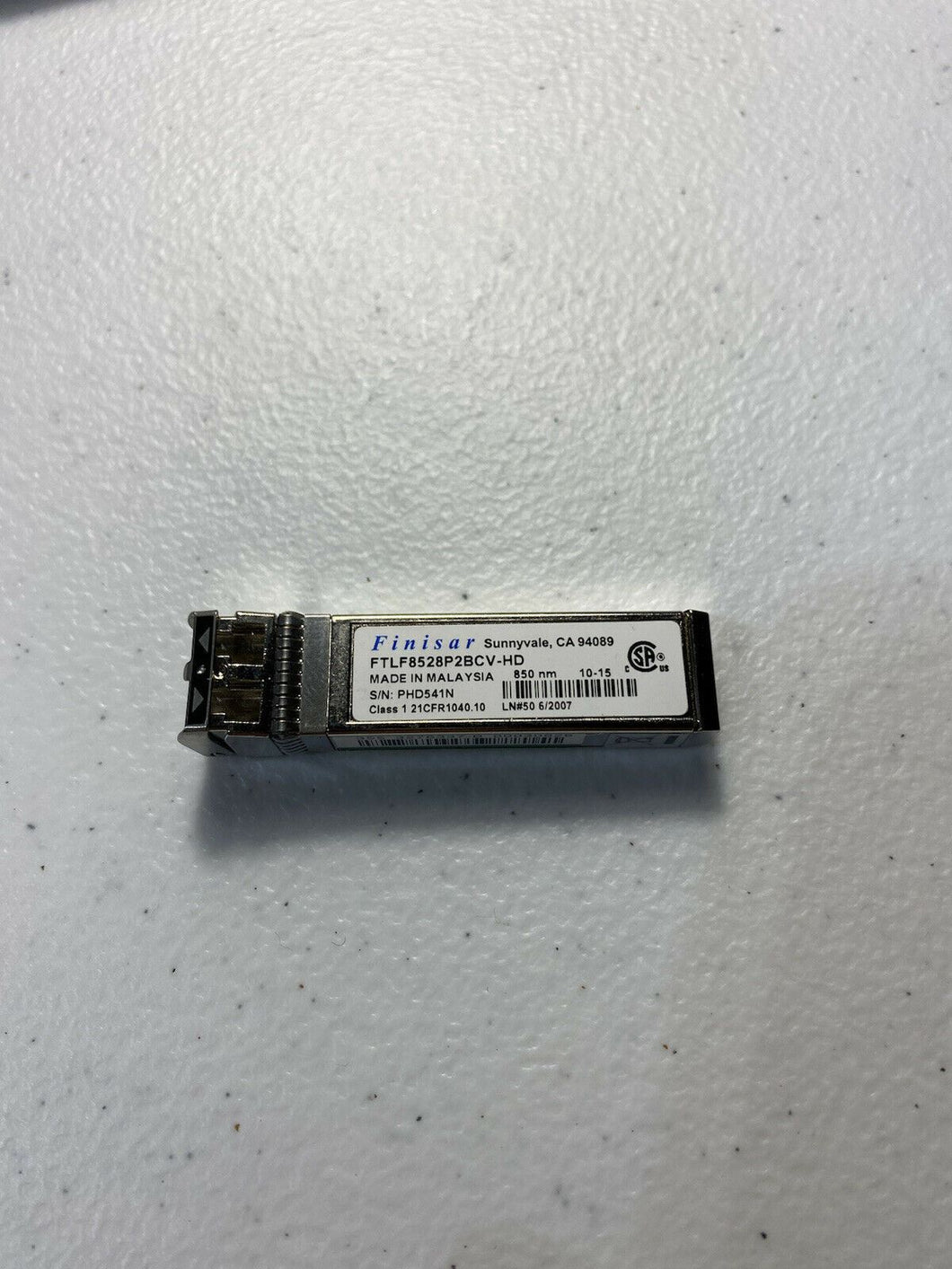Finisar FTLF8528P2BCV-HD 8Gbps 850nm Multimode Datacom SFP+ LC 150M Transceiver
